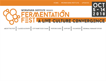 Tablet Screenshot of fermentationfest.com